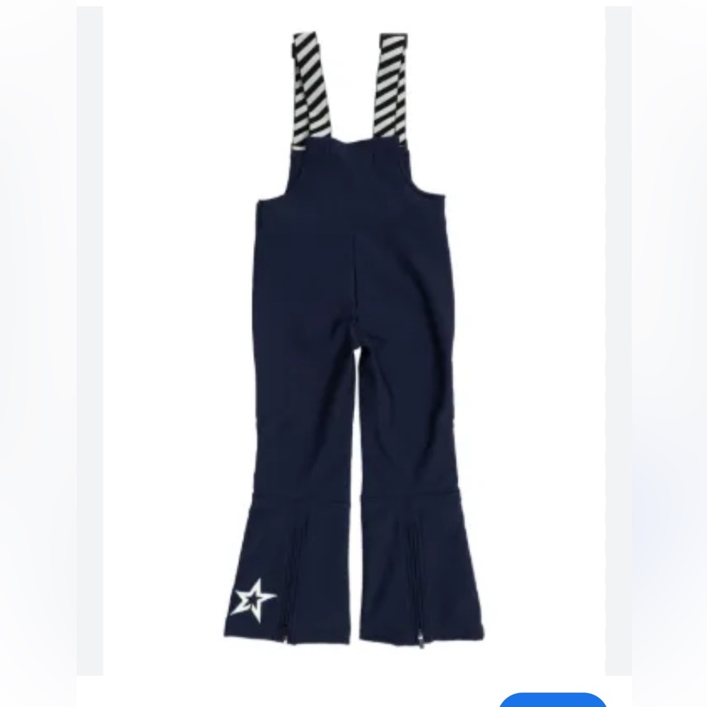 Perfect Moment Kids Ski Bib Snow Pants Size 10 Blue Insulated Snowboard